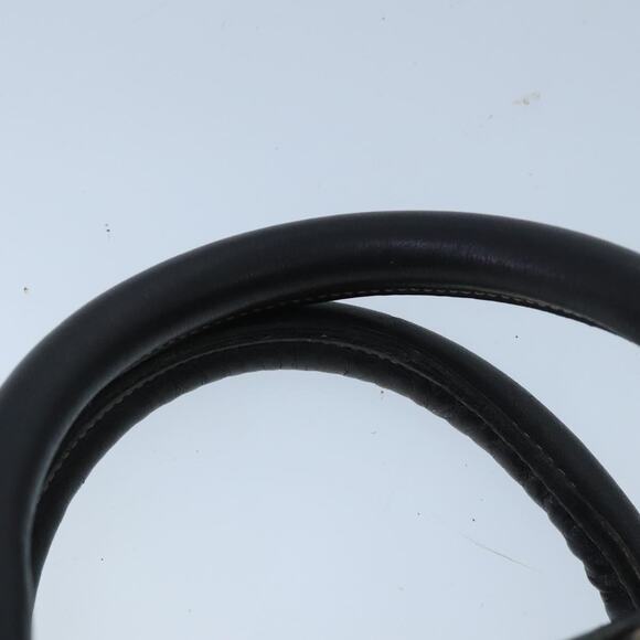 CELINE C Sulky Boston Bag Canvas Leather Navy Gold - Picture 8 of 12